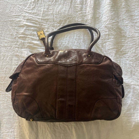 FRYE Brown Leather Purse - Picture 1 of 7